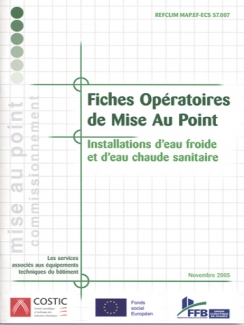 INSTALLATIONS D'EAU FROIDE ET D'EAU CHAUDE SANITAIRE