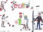 Chez Elco, tous contre le virus ! Luca & Super papa !