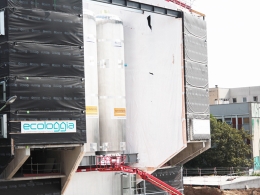 2 énormes cuves de 75 m3 chacune