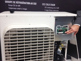 Panasonic vient de sortir un groupe de condensation CO2 de 4 kW fournissant à la fois du froid positif et du froid négatif.