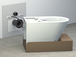 De la cuvette elle-même au lieu qui l’abrite – les toilettes –, l’objet et ce qui l’entoure évoluent, tandis que les besoins et attentes bougent.