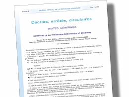 Réglementation CFP 834