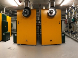 La chaufferie fonctionnant au bois déchiqueté