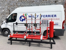 Willy ferrier, installateur du Nord, s’est converti à la préfabrication en atelier de ses sous-stations.