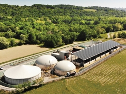Toiture solaire en autoconsommation pour un méthaniseur