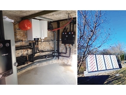 PAC et système solaire combiné dans une rénovation globale