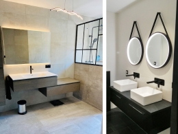 Des salles de bains très tendance