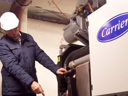 Une des premières installations du nouveau groupe d’eau glacée Aquaforce Puretec de Carrier a été de climatiser un data center en Suisse.