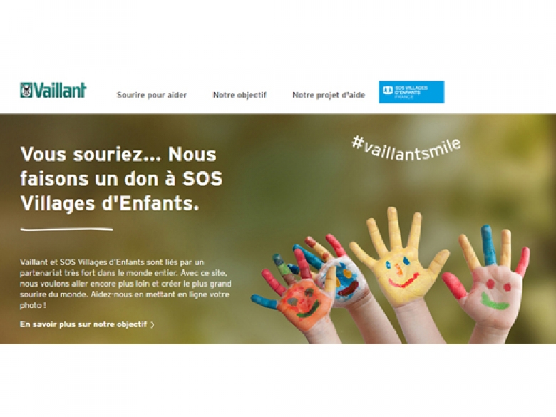 «Vous souriez… Nous faisons un don à SOS Villages d’Enfants»
