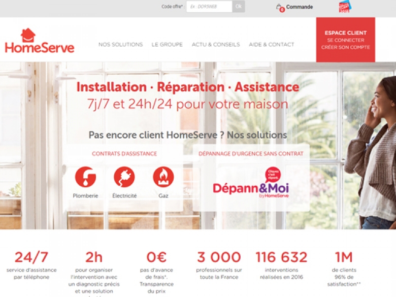 En rachetant le niçois Electrogaz, la société de services HomeServe se lance sur le marché du dépannage de chaudières.