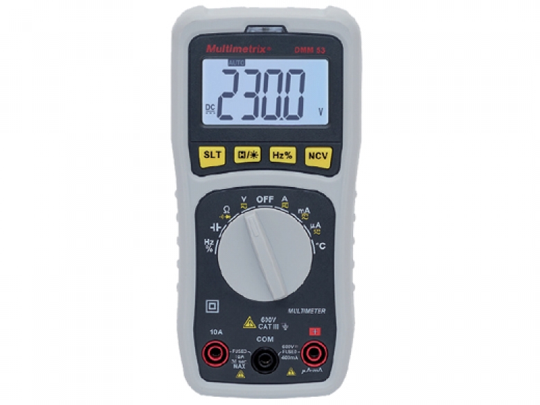 Le multimètre numérique DMM53 de Chauvin Arnoux est doté d’un nouveau design plus compact