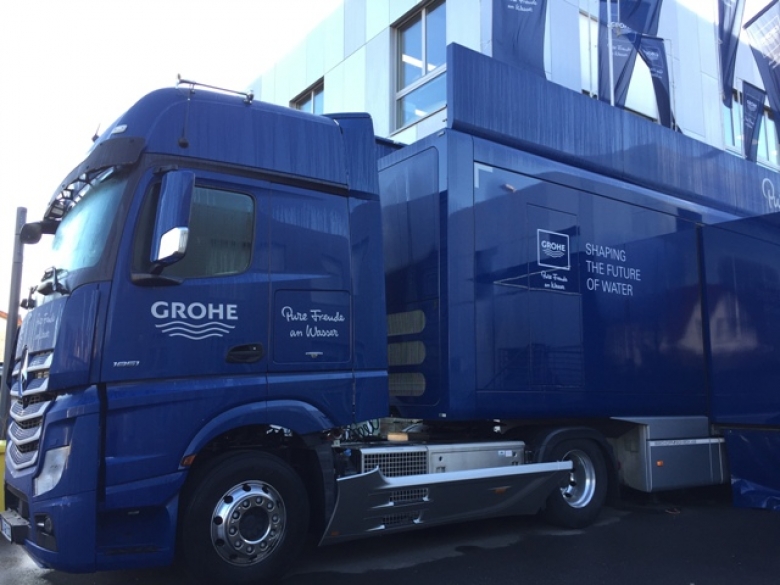 Grohe dévoile son nouveau bâti-support aux apprentis franciliens