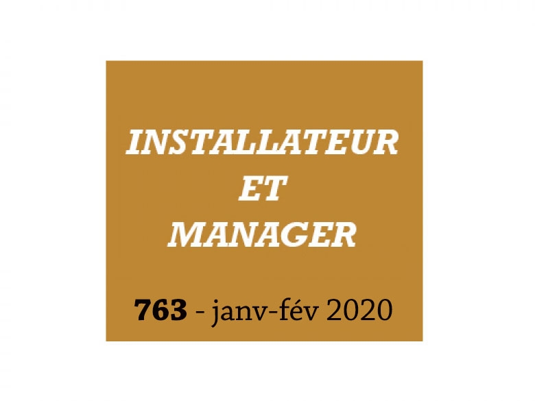 Article publié dans L'Installateur 763