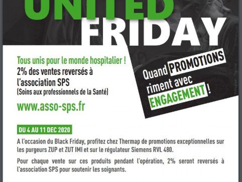 Thermap vient en soutien aux personnels soignants avec l'opération United Friday