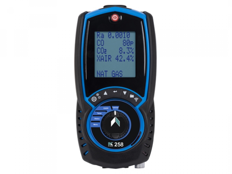KANE258 : analyseur de combustion avec mesure directe de l’O2, CO et protection de la cellule CO