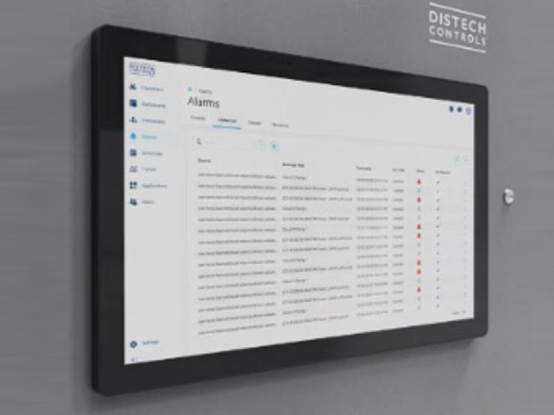 Ecran tactile pour visualiser les équipements des bâtiments