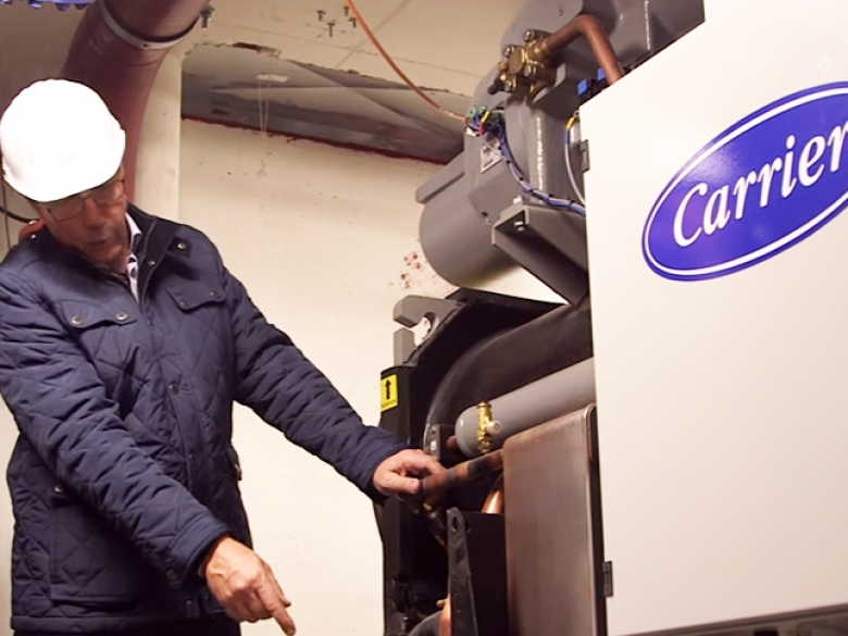Une des premières installations du nouveau groupe d’eau glacée Aquaforce Puretec de Carrier a été de climatiser un data center en Suisse.