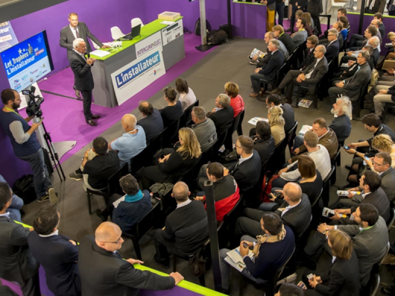 Remise des Trophées de L'Installateur 2015, sur le salon Interclima
