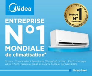 Midea Entreprise n°1 de clim/pavé