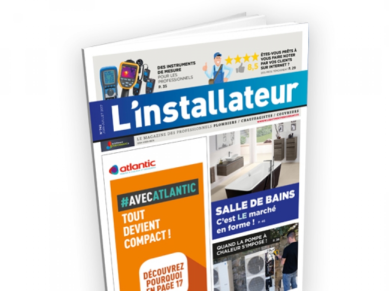 1ere de couverture du journal L'Installateur 742